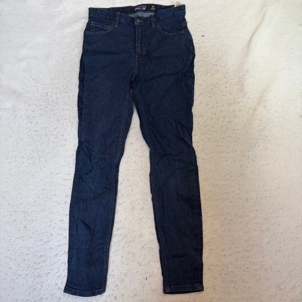 Patagonia Skinny Jeans Womens 28 Blue Organic Cotton Stretch